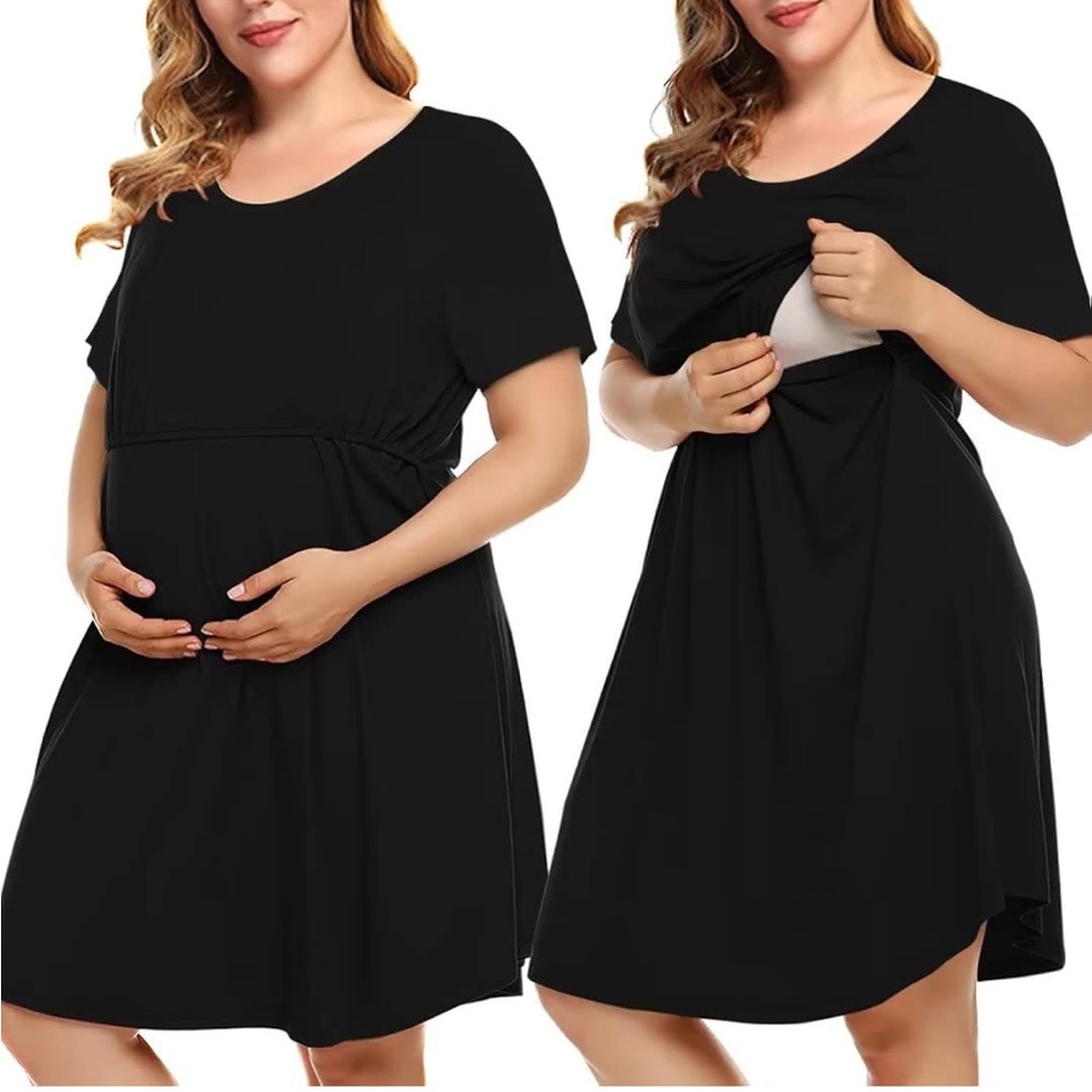 Monnuro (Size 5X) Nursing Nightgown
